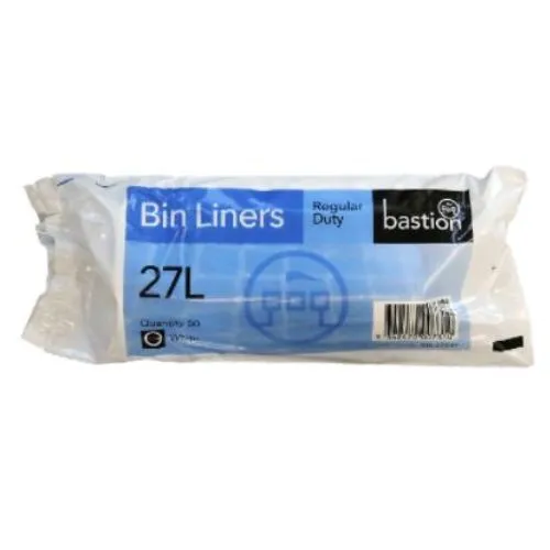 Bin Liner 27ltr - WHITE